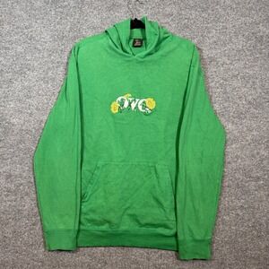 OVO Octobers Very Own Hoodie Mens Green XL Owl Floral Embroidered Made in Canada